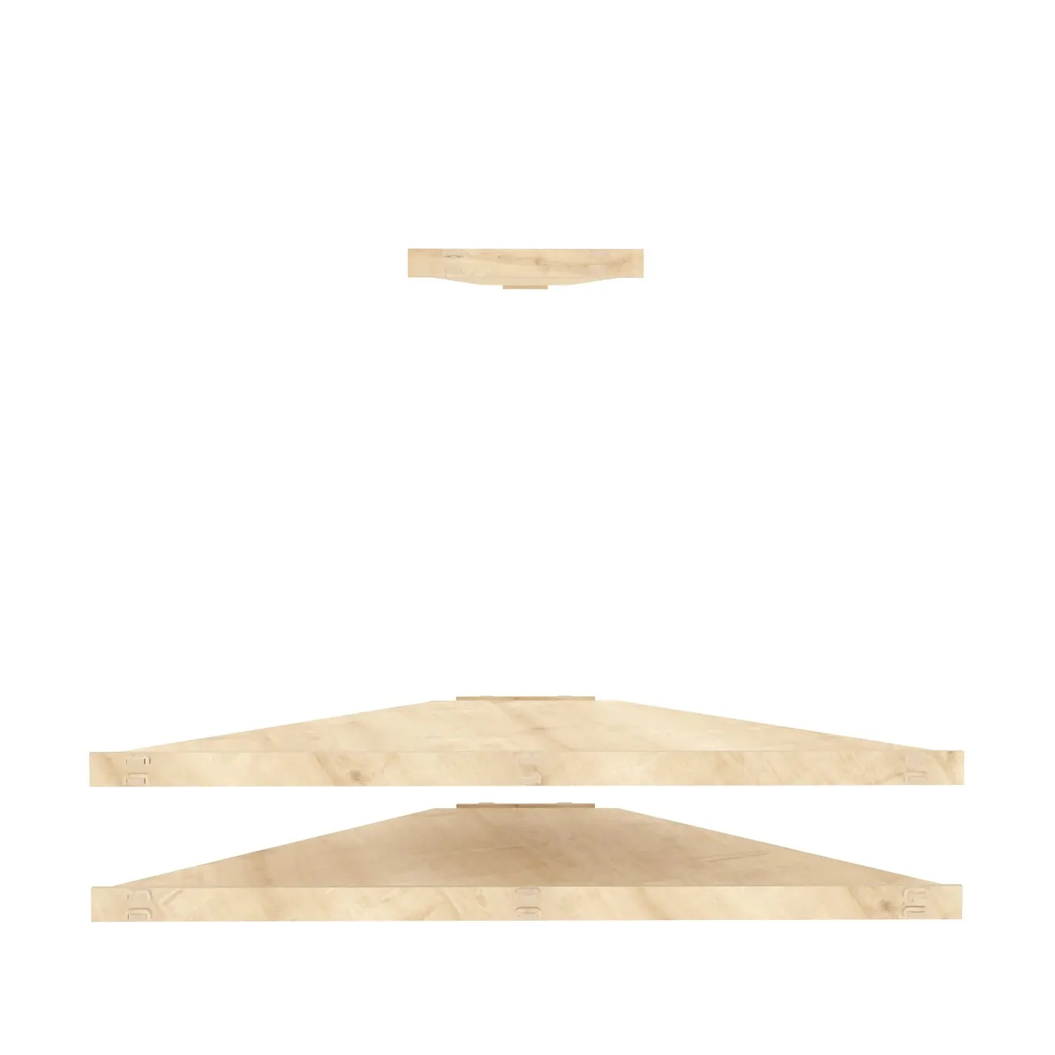 Mensi 47" Wide Floating MDF TV Stand and Media Console Decorotika