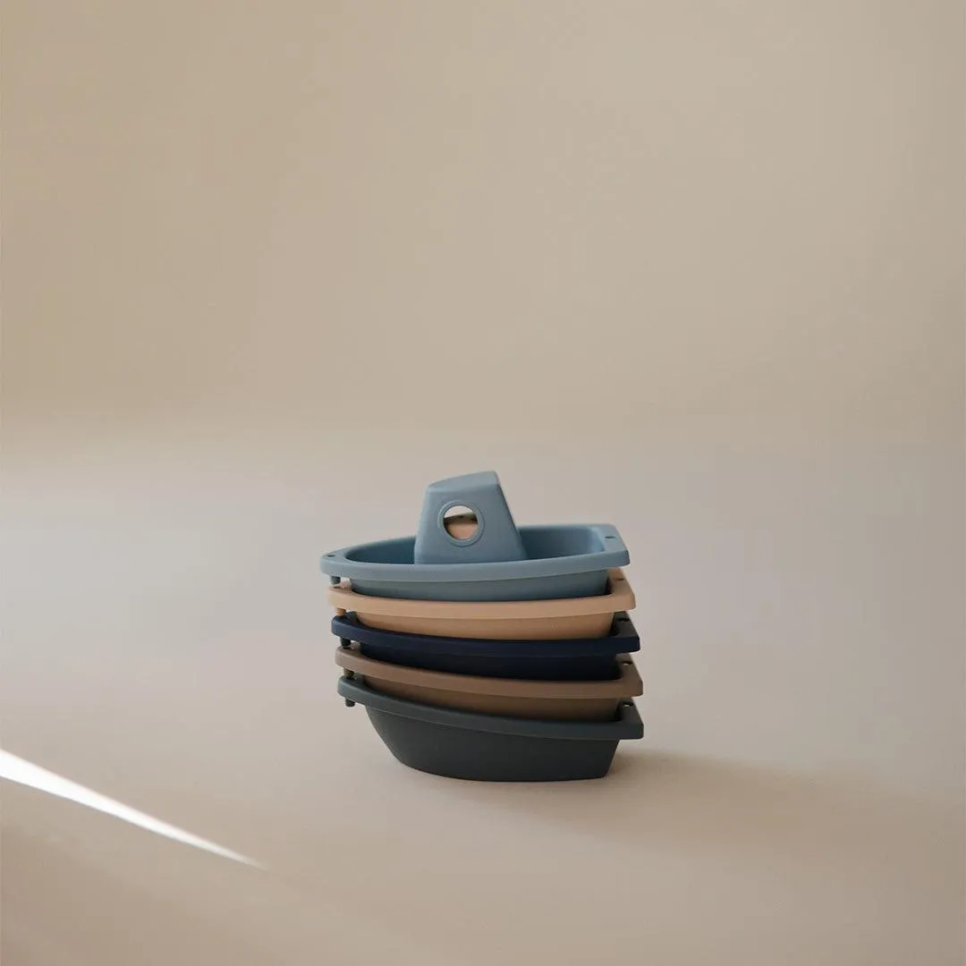 Mushie Bath Play Set - Boats Ocean