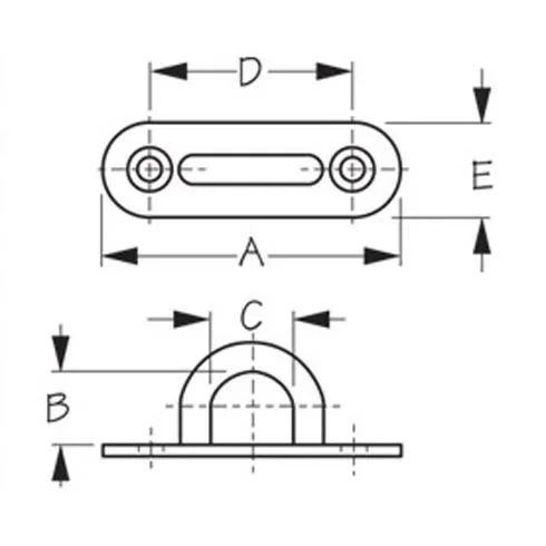 Oblong Eye Plate