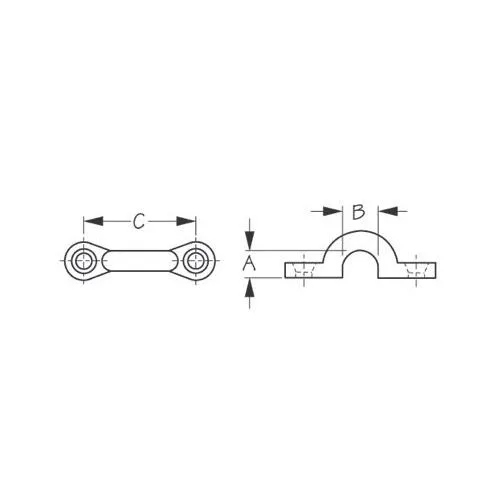 Pad Eye 3/8" Stainless Steel