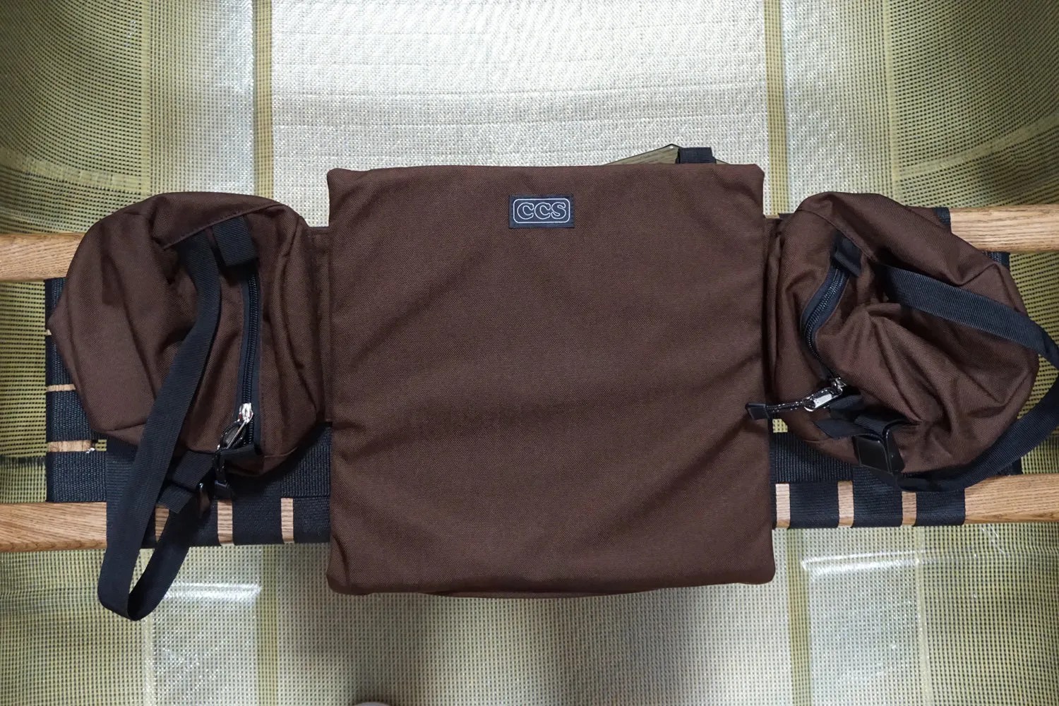 Padded Bench Seat with Saddle Bags