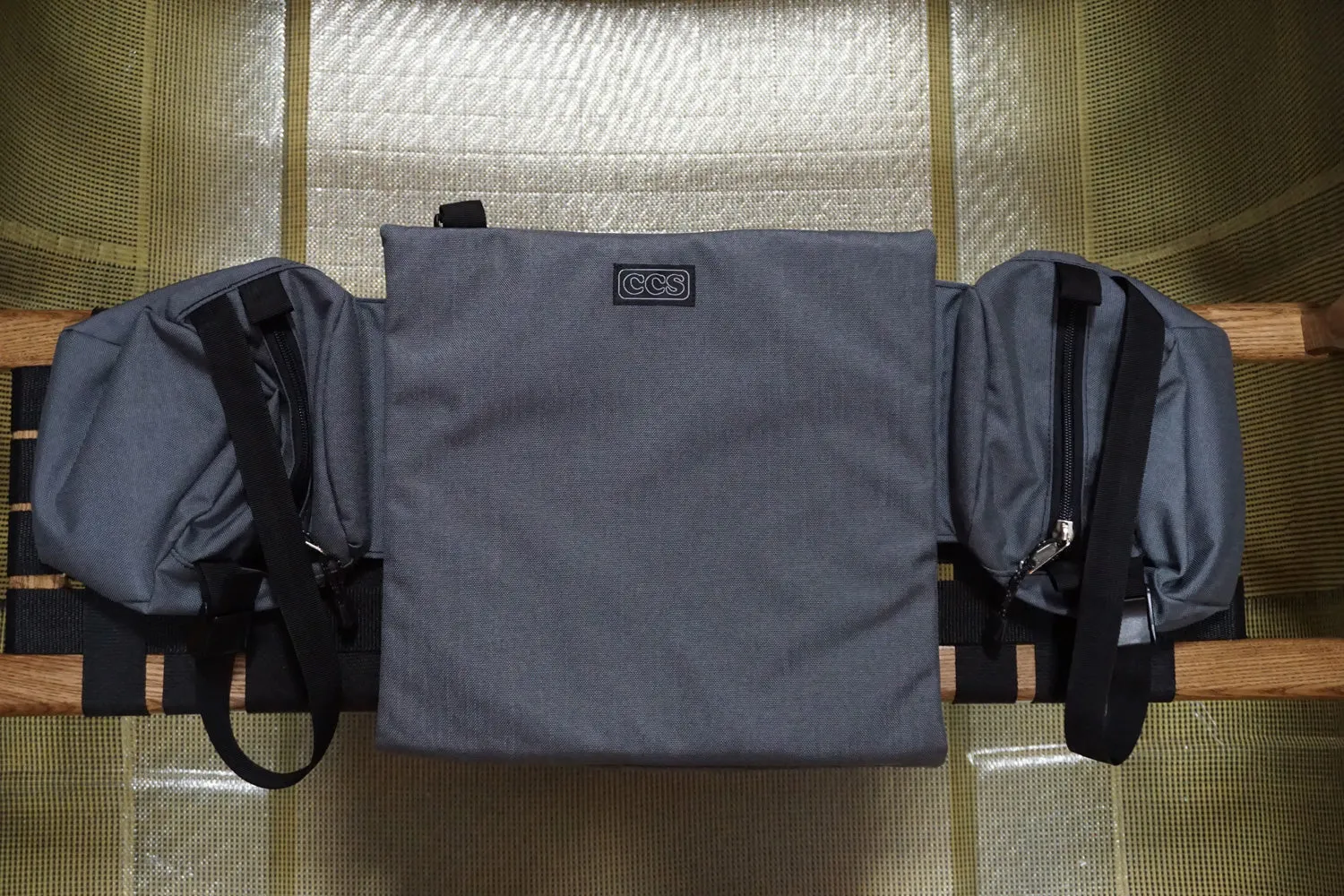 Padded Bench Seat with Saddle Bags