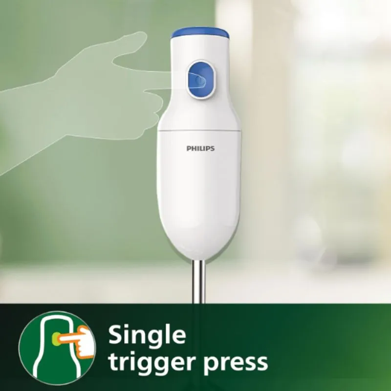 Philips 250 Watts Steel Rod Hand Blender White - HL1655/00