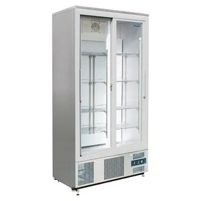 Polar 490L G-Series Double Sliding Door Upright Back Bar Cooler