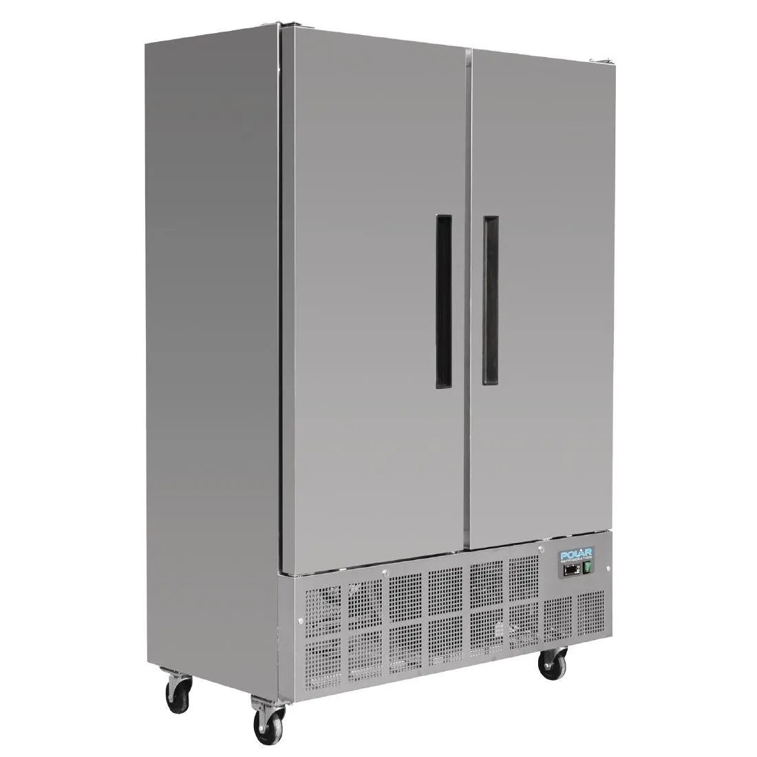 Polar 960L G-Series 2 Door Slimline Freezer Stainless Steel