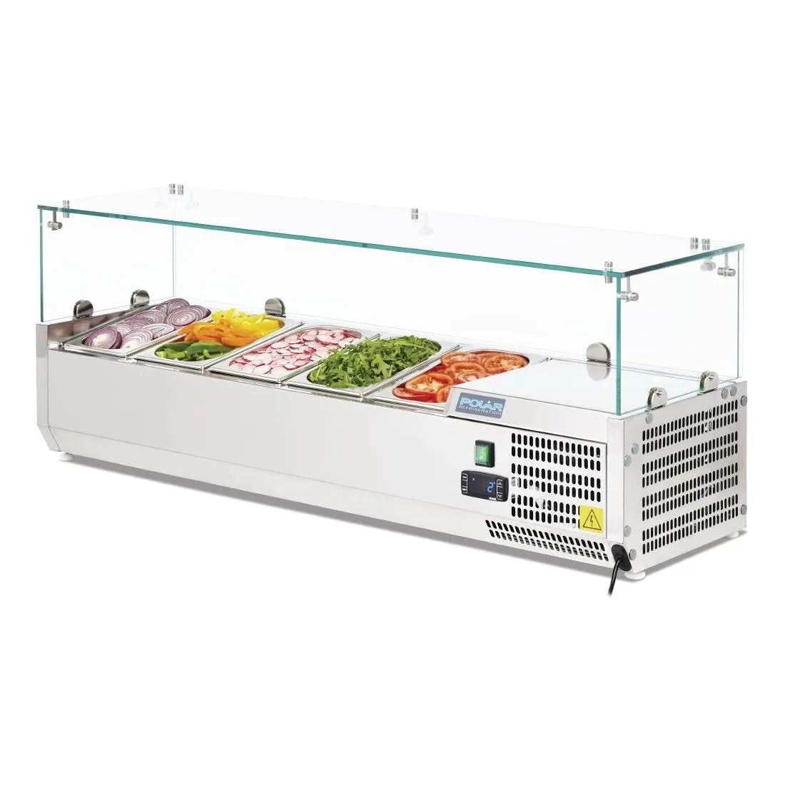 Polar G-Series Countertop Prep Fridge 5x 1/4GN 1200mm