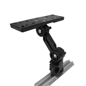Rectangular Fish Finder Mount with Track Mounted LockNLoad Mounting System
