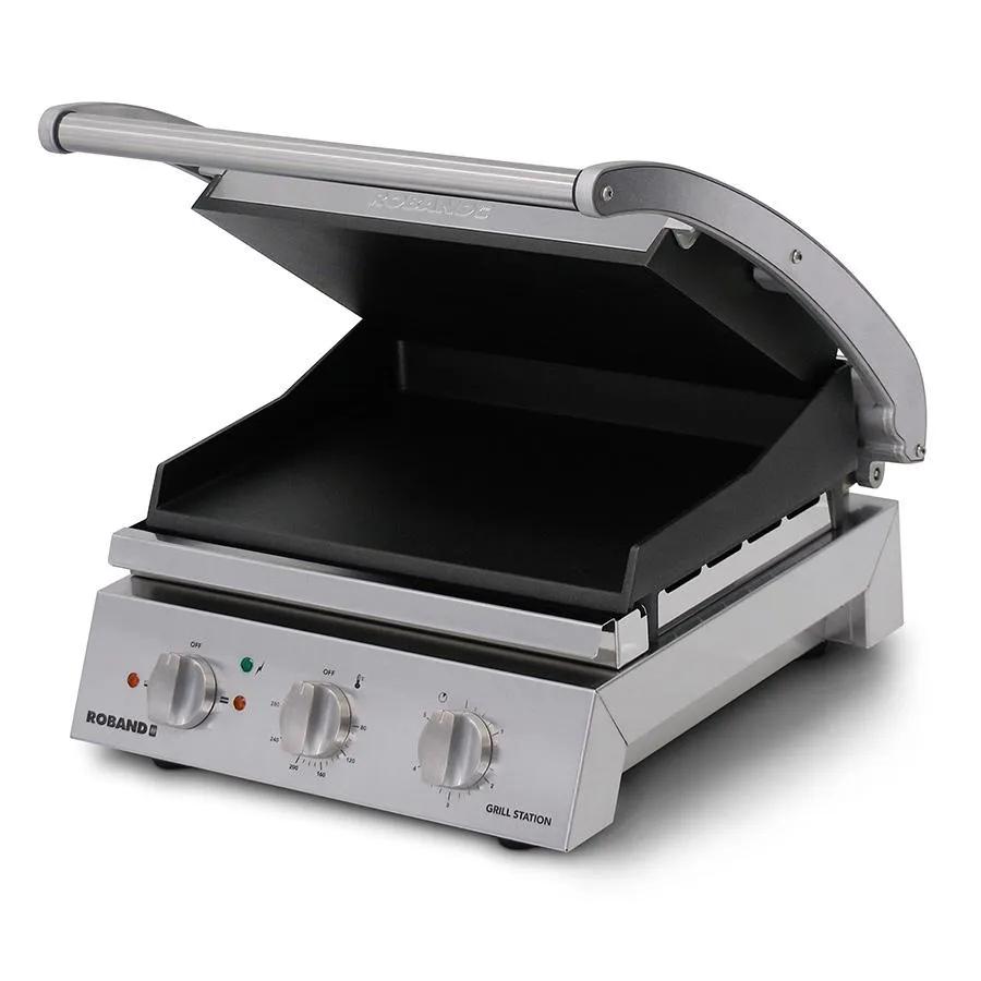 Roband Grill Station 6 Slice Smooth Non Stick Plates GSA610ST