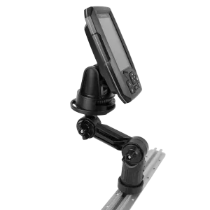 Round Base Fish Finder Mount with Track Mounted LockNLoad Mounting System