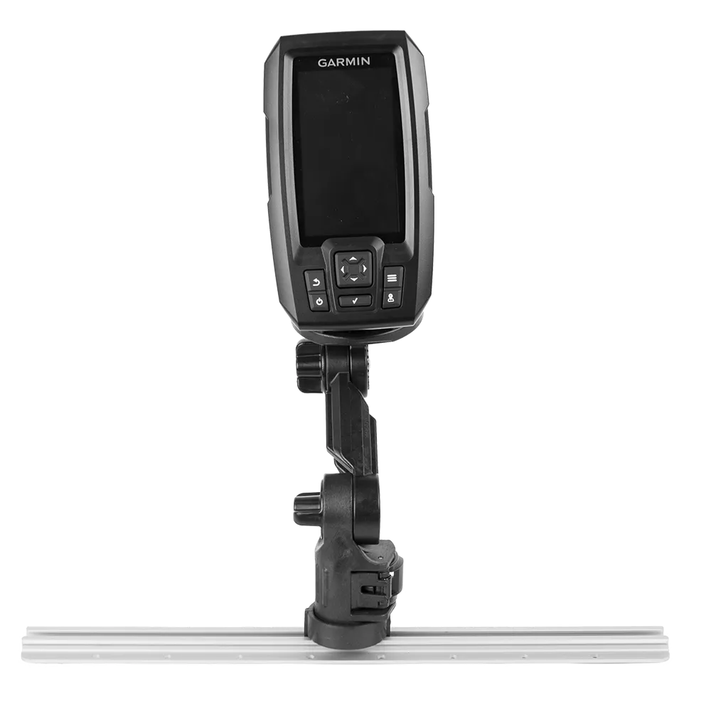 Round Base Fish Finder Mount with Track Mounted LockNLoad Mounting System