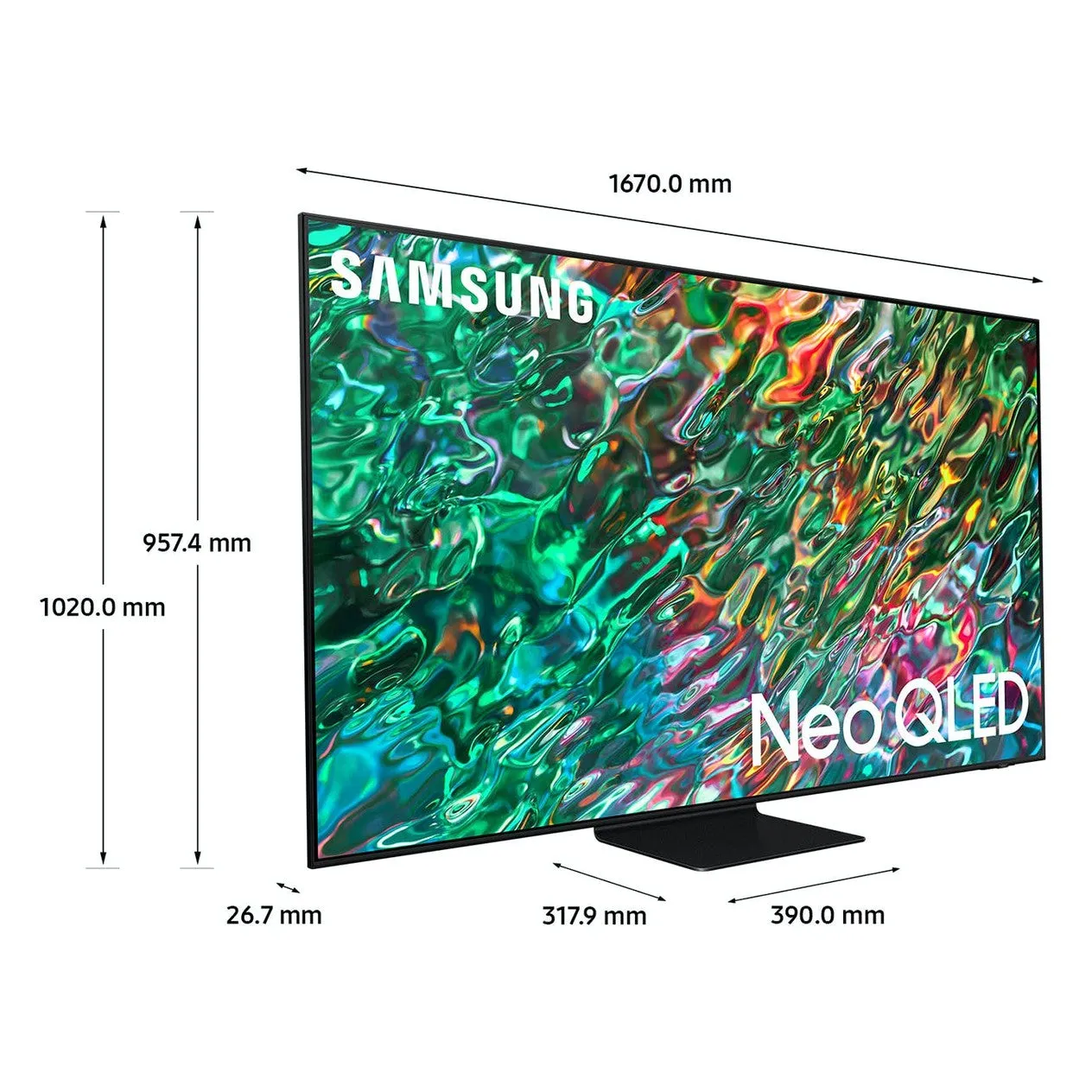 Samsung 75" NEO QLED HDR 2000 Smart TV | QE75QN90BATXXU