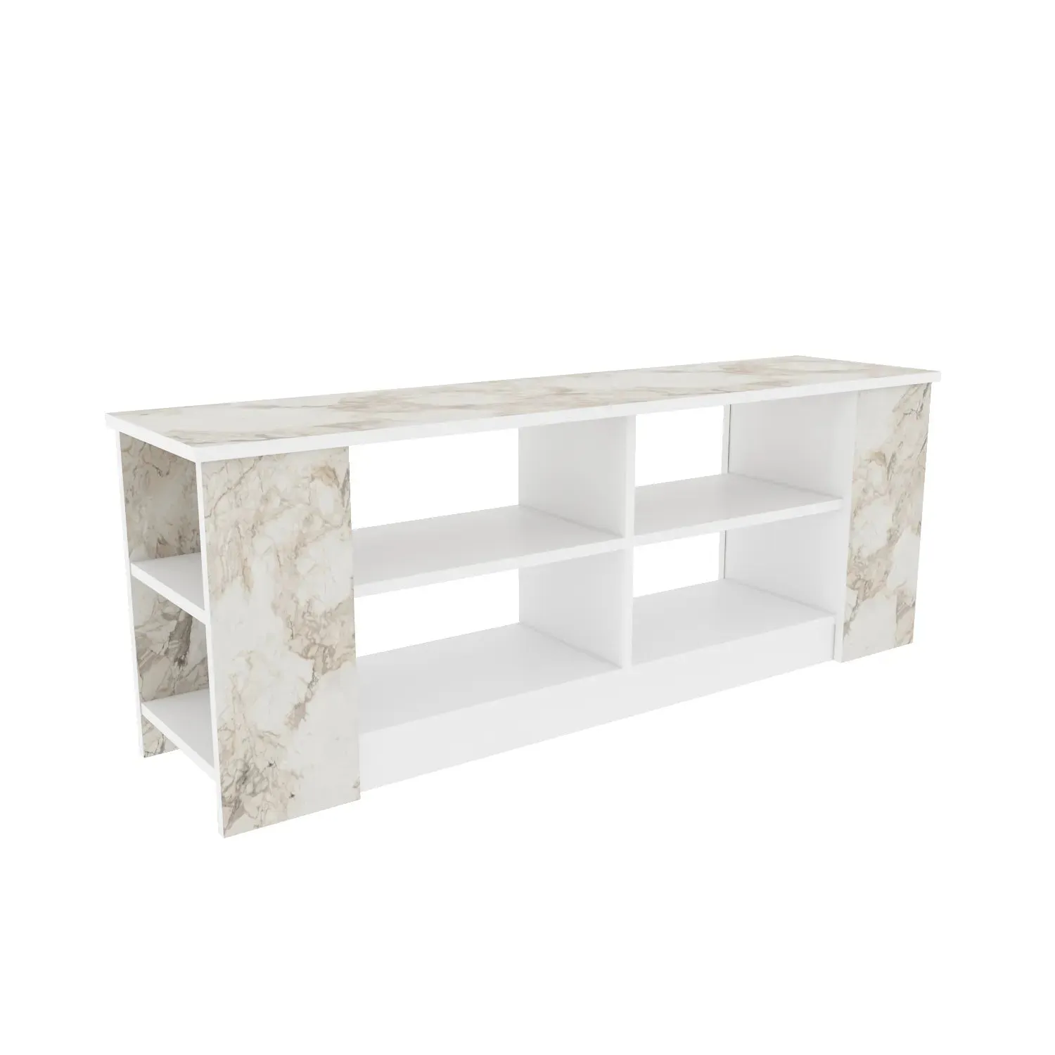 Space 55" Wide TV Stand for TVs up to 65'' | Media Console Decorotika