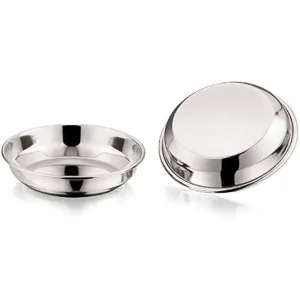 Stainless Steel Dessert Plate Halva Plate 6.5"