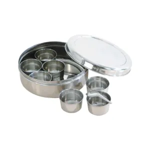 Stainless Steel Masala Dabba 16.5 cm