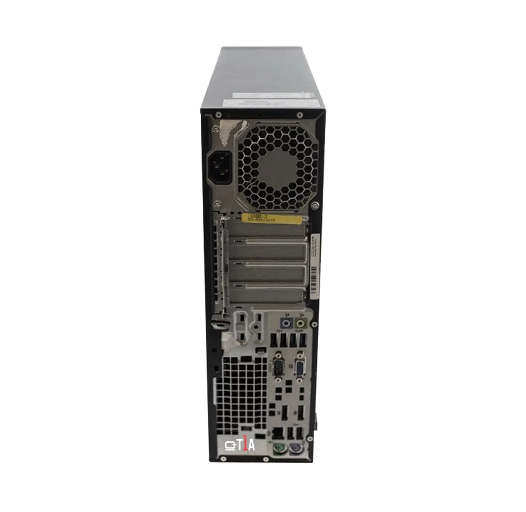 T1A HP EliteDesk 700 G1 Refurbished Intel Core i5 i5-4590 8 GB DDR3-SDRAM 240 GB SSD Windows 10 Pro SFF PC Black