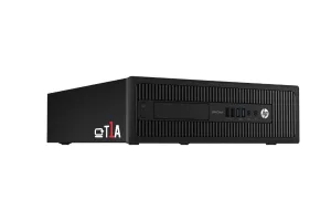 T1A HP EliteDesk 700 G1 Refurbished Intel Core i5 i5-4590 8 GB DDR3-SDRAM 240 GB SSD Windows 10 Pro SFF PC Black