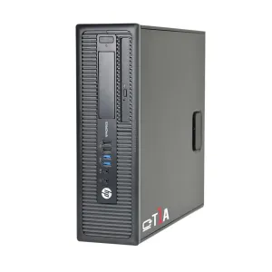 T1A HP EliteDesk 800 G1 Refurbished Intel Core i5 i5-4570 8 GB DDR3-SDRAM 240 GB SSD Windows 10 Pro SFF PC Black
