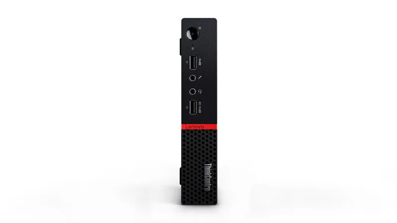 T1A Lenovo ThinkCentre M715q Refurbished AMD PRO A10 PRO A10-8770E 8 GB DDR4-SDRAM 256 GB SSD Windows 10 Pro Mini PC Black