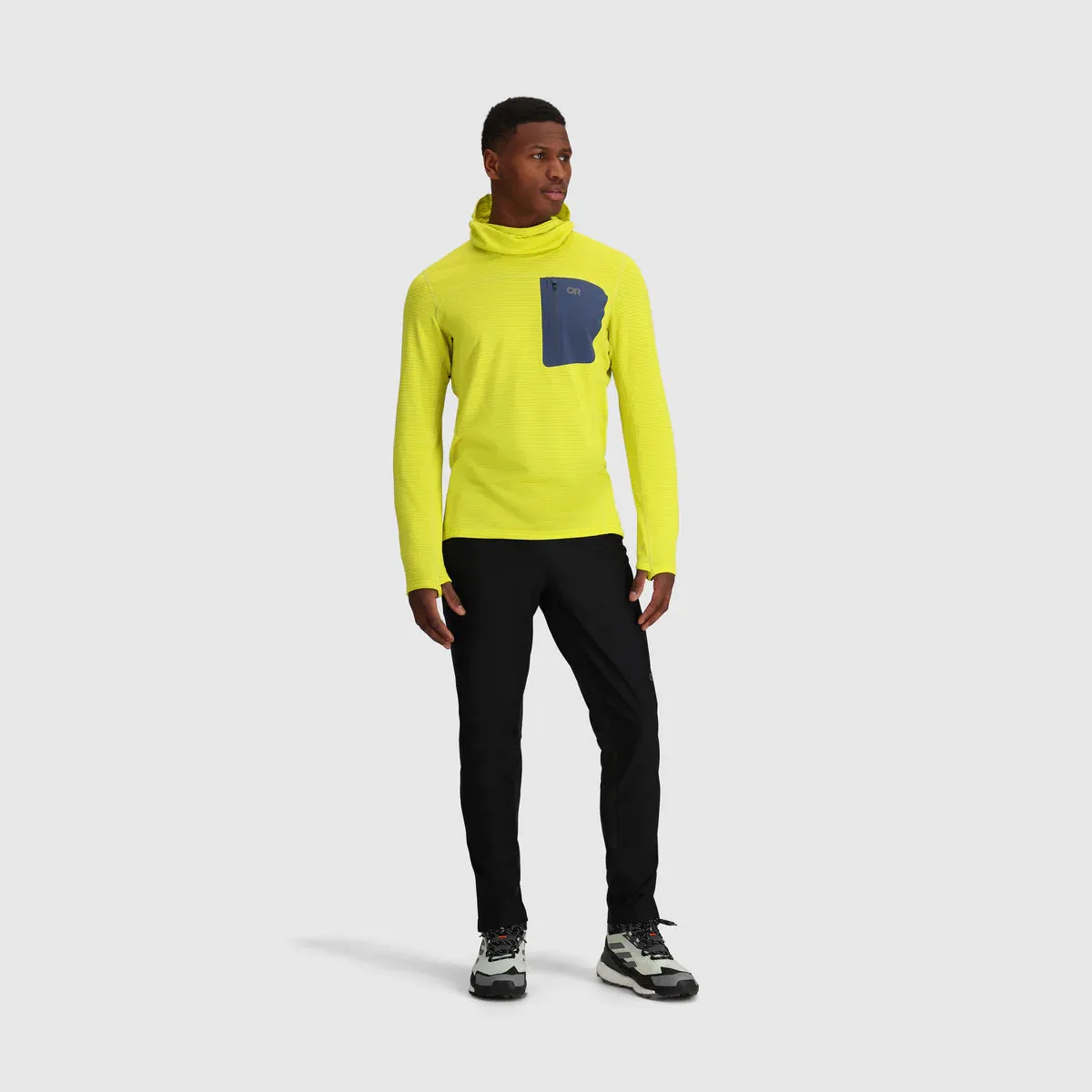 Vigor Grid Fleece Pullover Hoodie