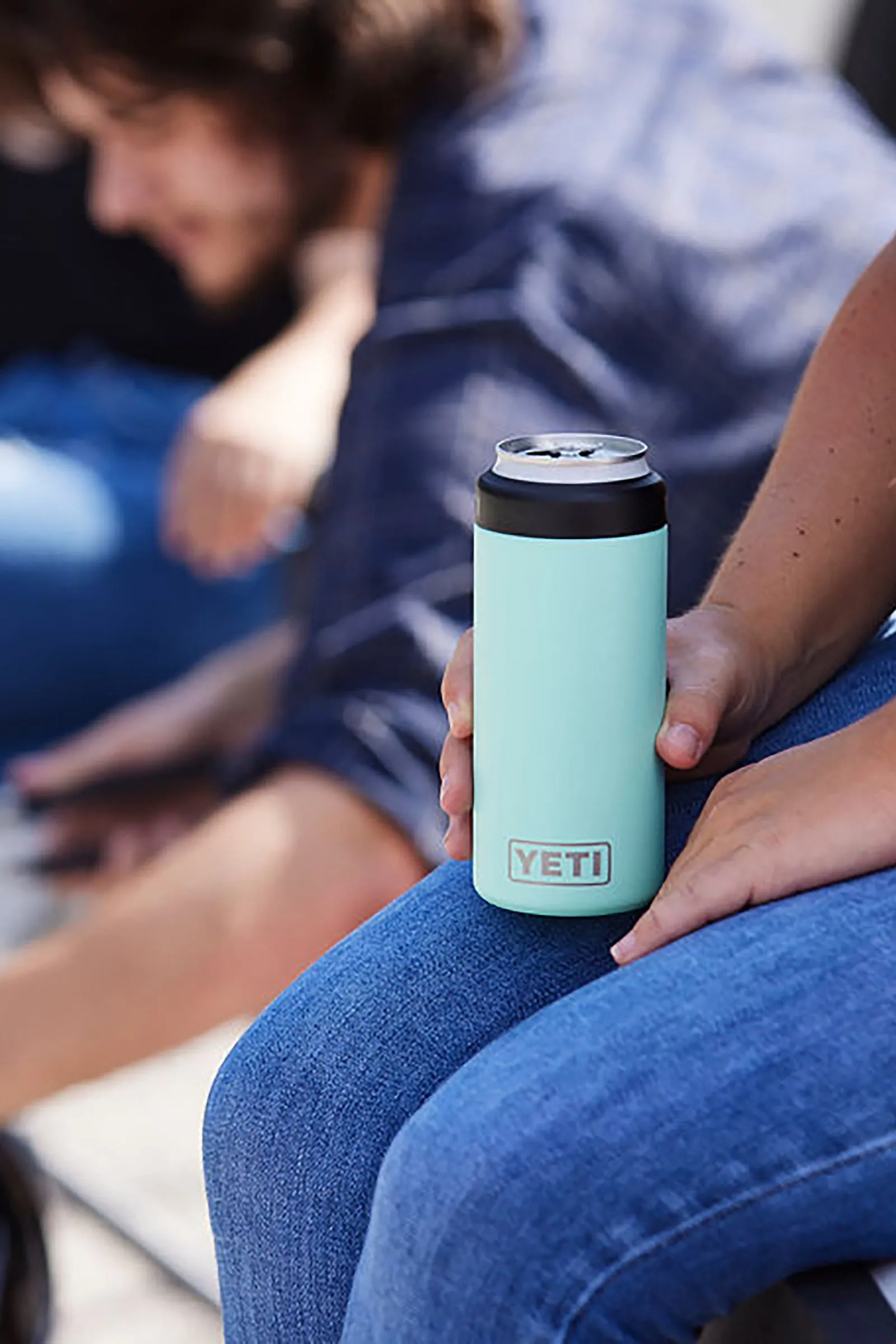 White 12oz Colster Slim Can Insulator
