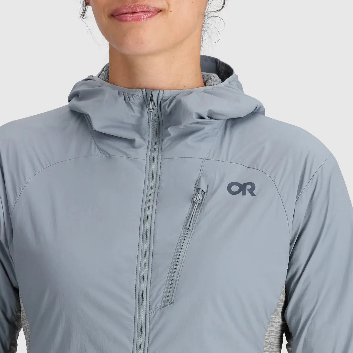 Womens Deviator Hoodie Slate Gray Heather