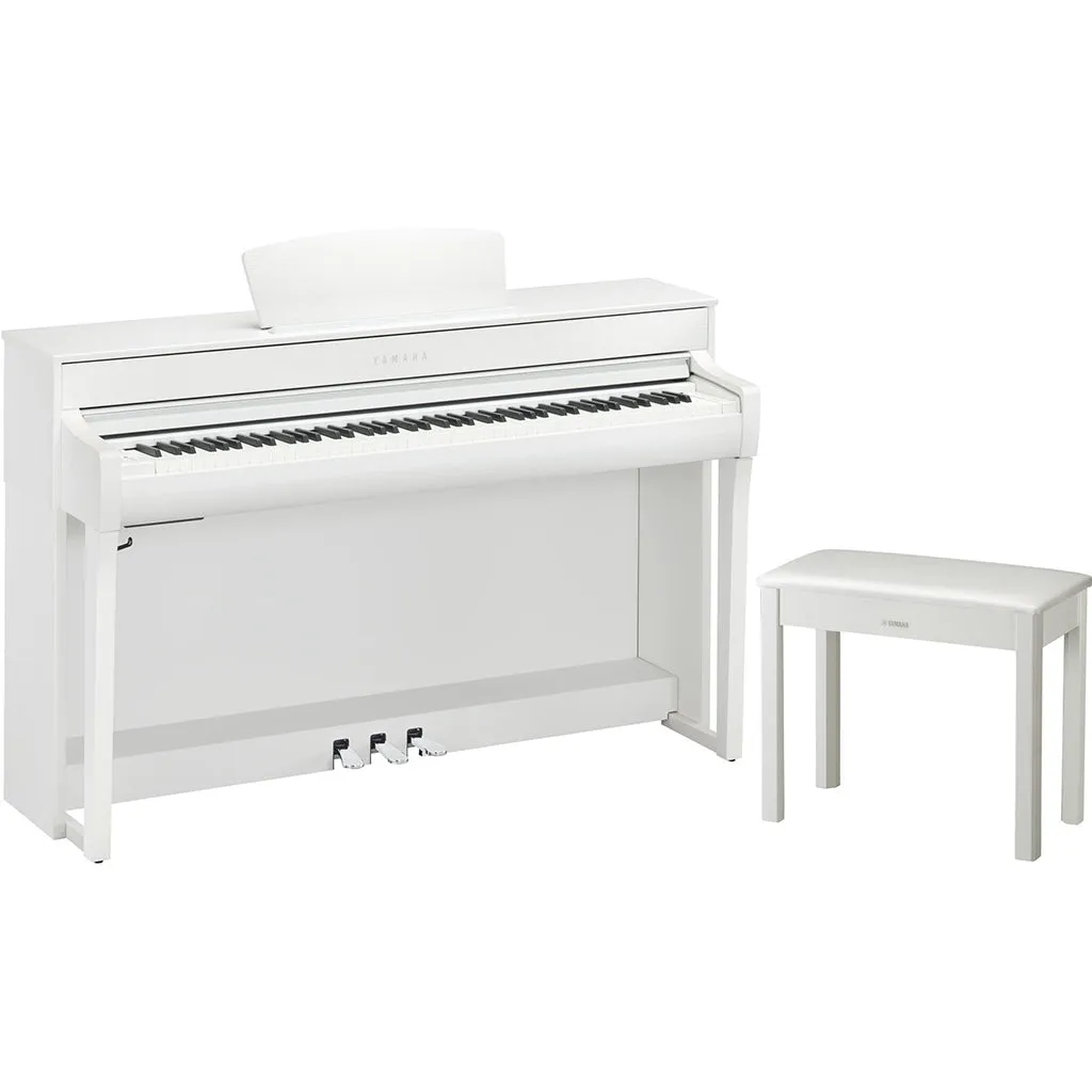 Yamaha Clavinova - CLP735 Digital Piano with bench  White