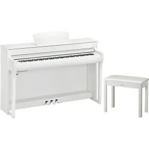 Yamaha Clavinova - CLP735 Digital Piano with bench  White