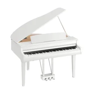 Yamaha CSP295GP Smart Digital Grand Piano with Stream Lights in Polished White